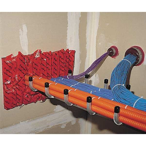 Fire Barrier Sealant, Caulk, Up to 4 hour Fire Rating, Intumescent, Watertight, 10.1 oz, Red