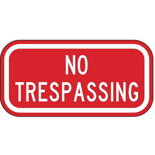 Traffic Sign, 6 in Height, 12 in Width, Aluminum, Vertical Rectangle, English