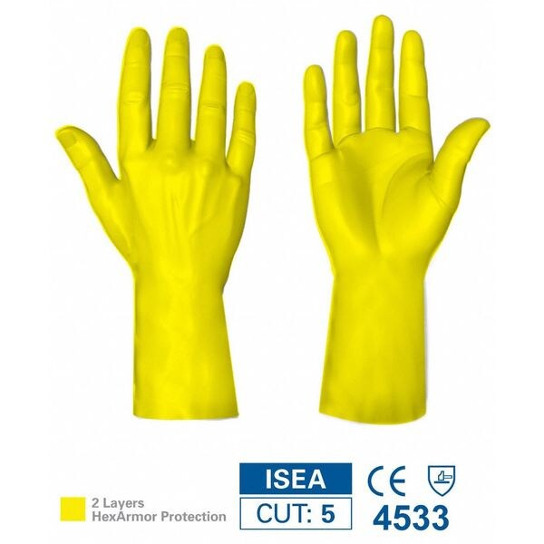 Cut Resistant Gloves, A9 Cut Level, Uncoated, XL, 1 PR