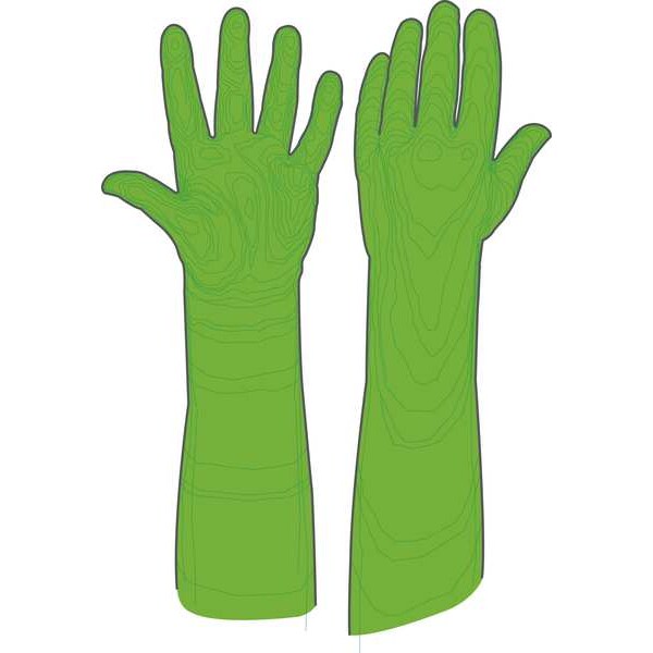 Cut Resistant Gloves, A9 Cut Level, Uncoated, XL, 1 PR