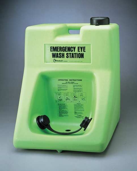 Fendall Porta StreamÂ® II; Eyewash Station, Gravity-Fed, 16 gal Capacity