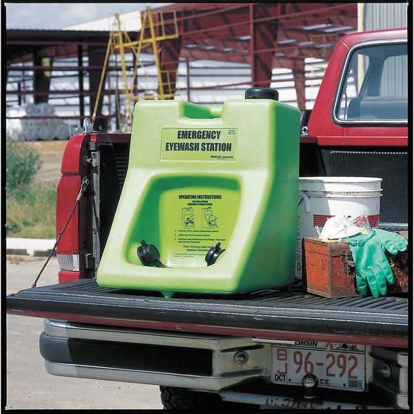Fendall Porta StreamÂ® II; Eyewash Station, Gravity-Fed, 16 gal Capacity