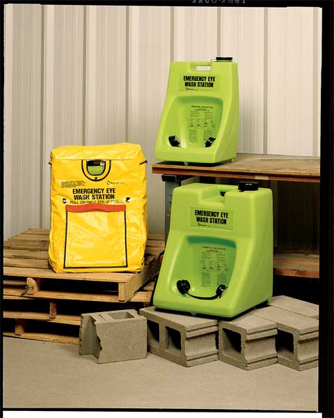 Fendall Porta StreamÂ® II; Eyewash Station, Gravity-Fed, 16 gal Capacity