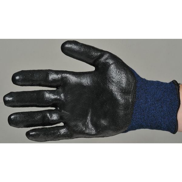 Cut Resistant Coated Gloves, A4 Cut Level, Nitrile, M, 1 PR