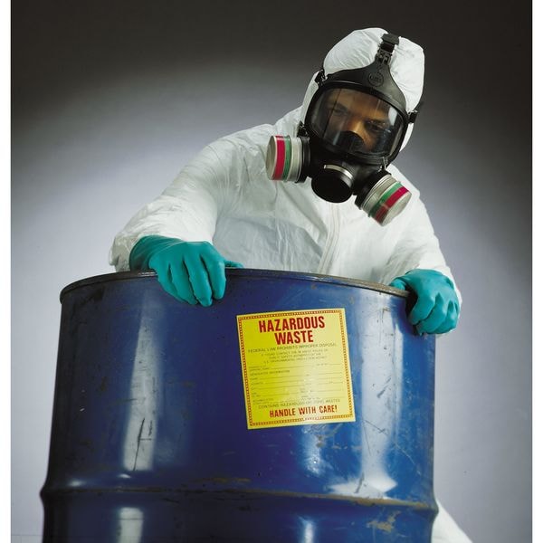 Alphatec Chemical Resistant Gloves, Nitrile, 18 in Length, 22 mil Thickness, L (9), Green, 1 Pair