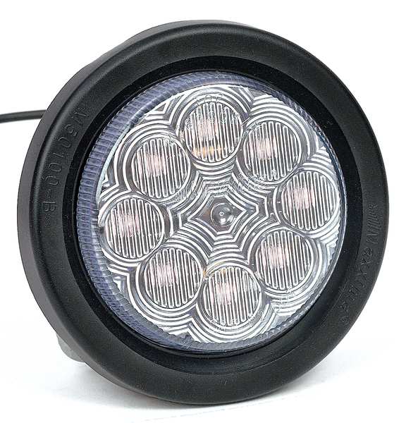 Clearance Light, LED, Red, Round, 2-1/2 Dia