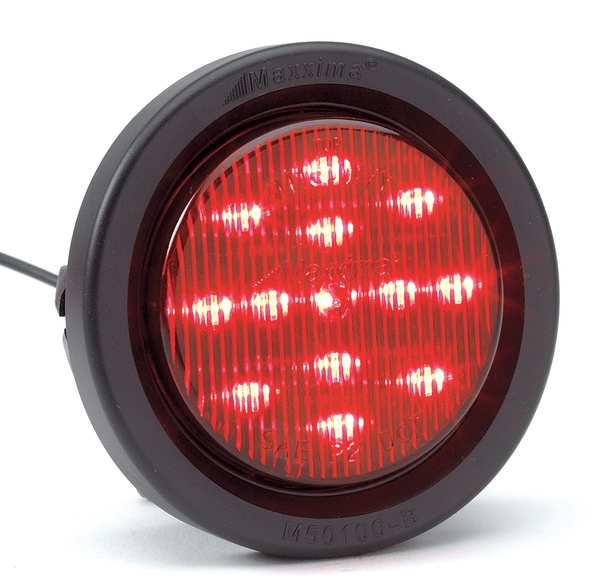Clearance Light, LED, Red, Round, 2-1/2 Dia