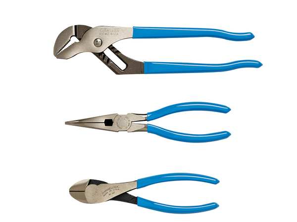 5 Piece Gift Sets Plastic Grip Plier Set Dipped Handle