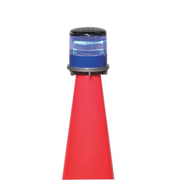 Warning Light, (4) LED, Blue, Solar NiMH