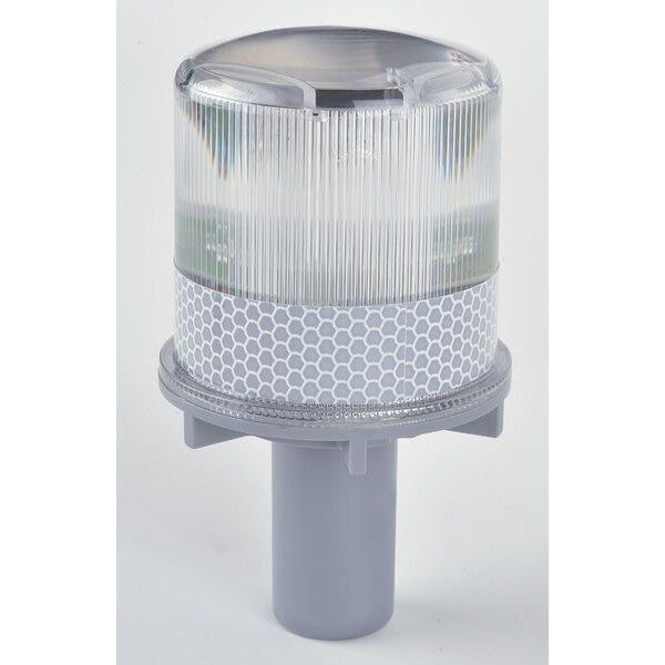 Warning Light, (4) LED, White, Solar NiMH
