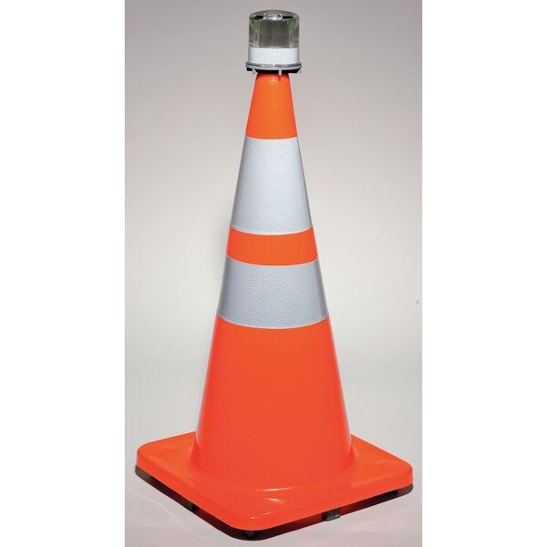 Warning Light, (4) LED, White, Solar NiMH