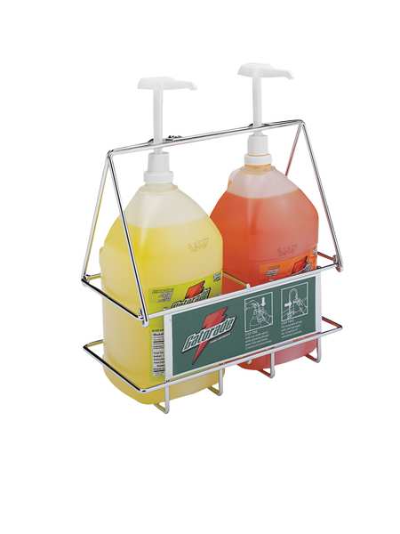 Wire Rack Dispenser, Two Pumps