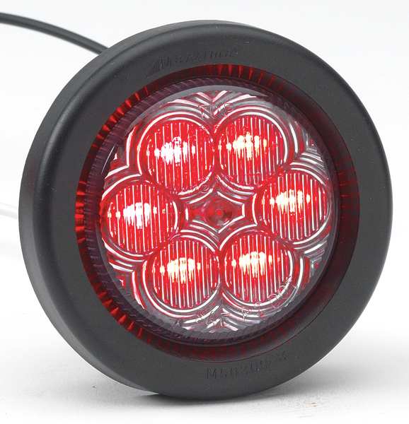 Clearance Light, LED, Rd, Grommet, Rnd, 2 Dia