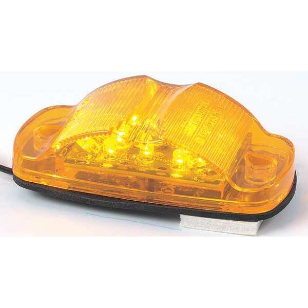 Clearance Light, LED, Amber, Surf, Oval, 4 L