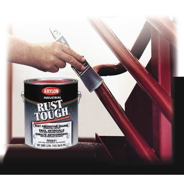 Interior/Exterior Paint, Semi-Gloss, Water Base, White, 5 gal