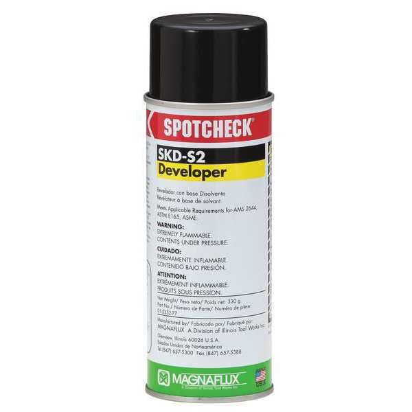 Dye Penetrant Developer, 11.6 oz, Aerosol Can, White