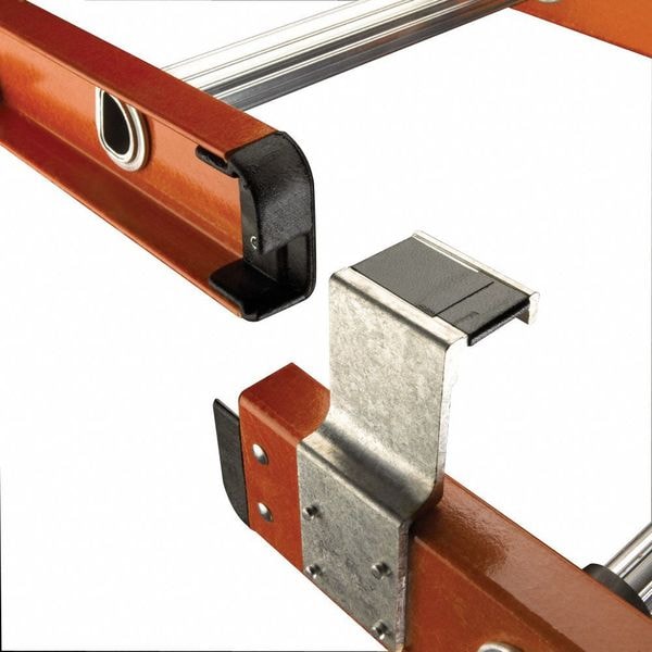 Fiberglass Extension Ladder, 300 lb Load Capacity