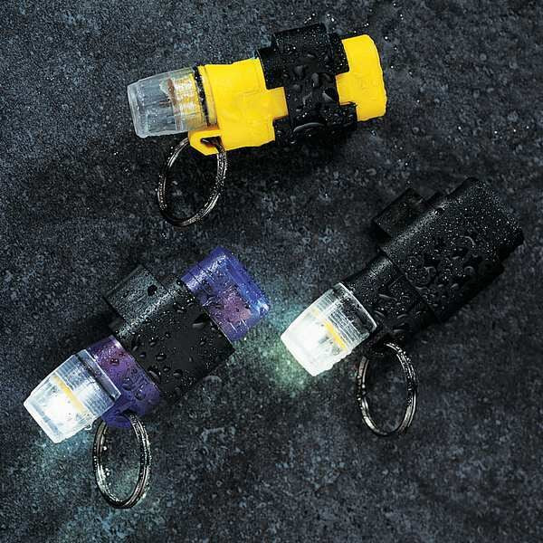 Industrial Mini Flashlight, LED, Black