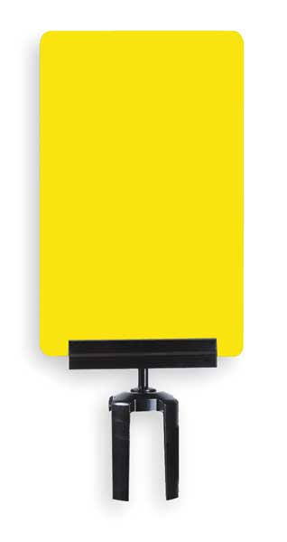 Acrylic Sign, Yellow, Please Wait Here
