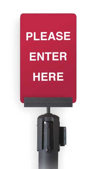Acrylic Sign, Red, No Entry