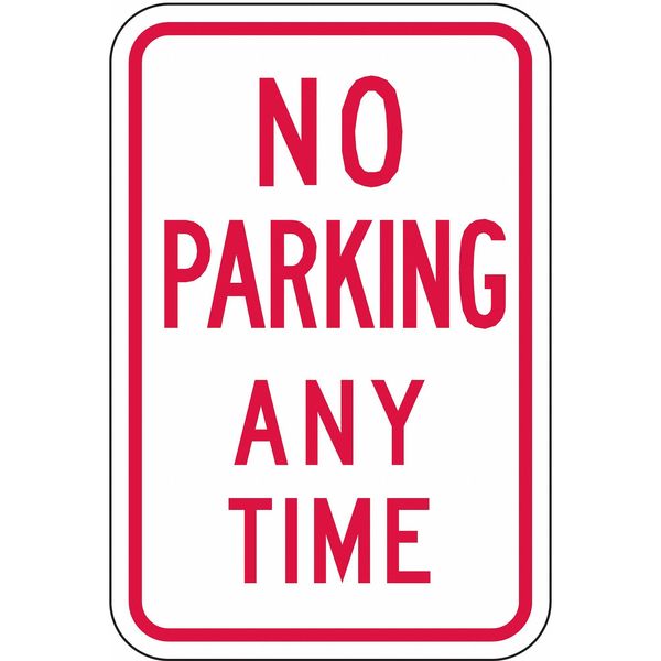 No Parking Any Time Sign, 18