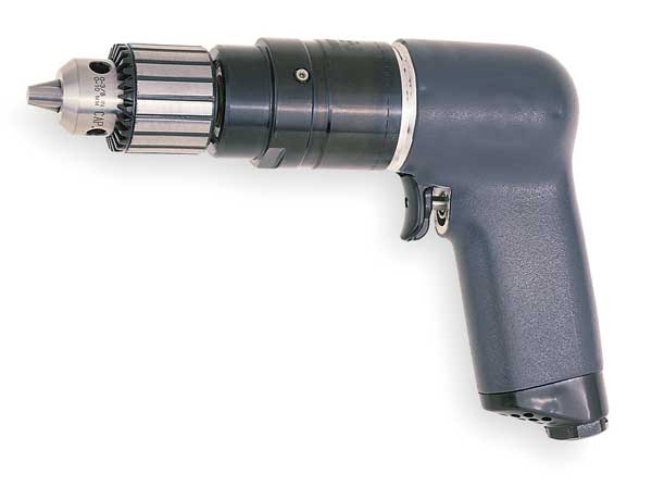 Air Drill, Industrial, Pistol, 3/8 In.