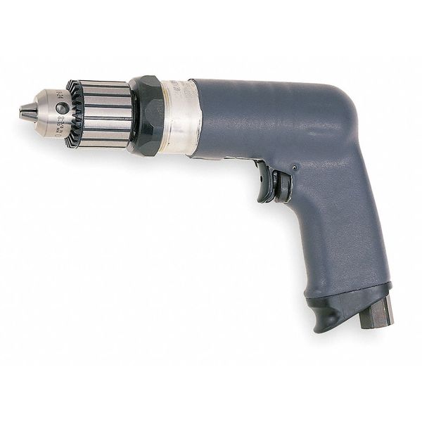 Air Drill, Industrial, Pistol, 3/8 In.