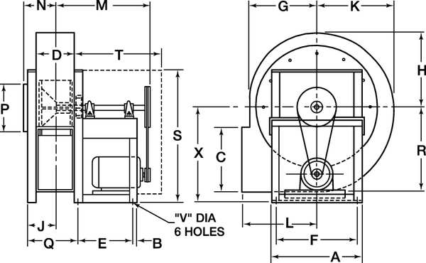 Blower, 12 1/4 In