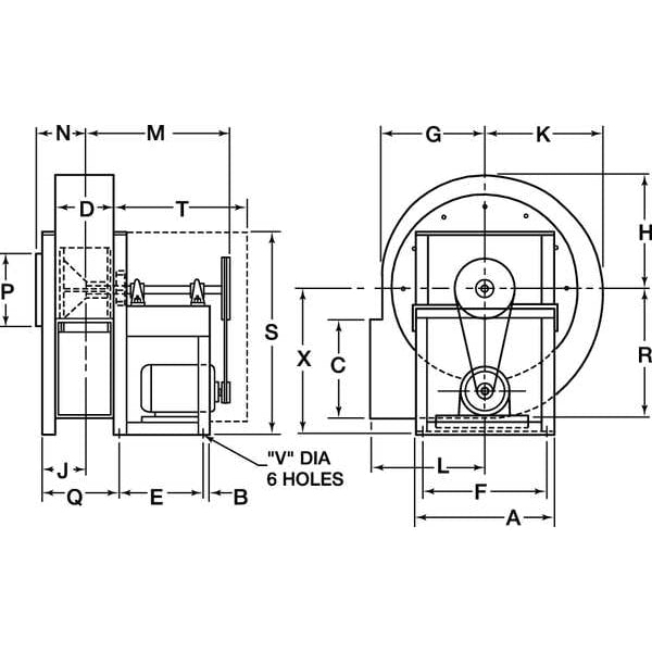 Blower, 12 1/4 In