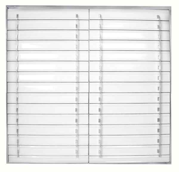 60 in Backdraft Damper / Wall Shutter, 60-1/2 in x 60-1/2 in