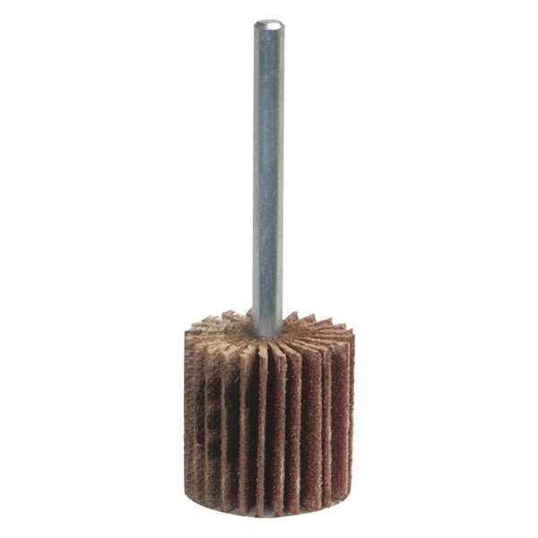 Flap Wheel, 5/8 Dia, 5/8 W, Shk 1/8, 60
