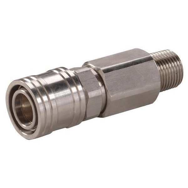 Coupler Body, Hose Barb, 1/4,304 SS