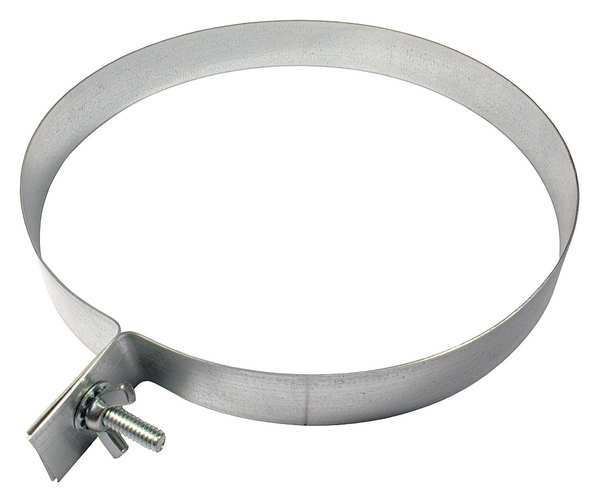 Round Hanger Strap, Galvanized Steel, 20 GA, 1 in W x 21 1/2 in H