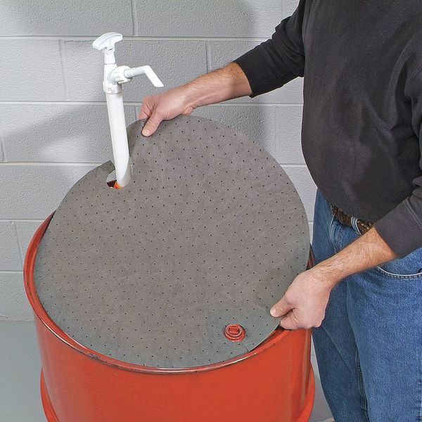 Sorbents, 3 gal/pk, 18 oz/pad, Universal Absorbed, Gray, Polypropylene, 20 PK