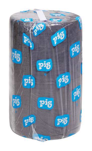 Sorbents, 32 gal/pk, 32.4 gal/pad, Universal Absorbed, Gray, Polypropylene