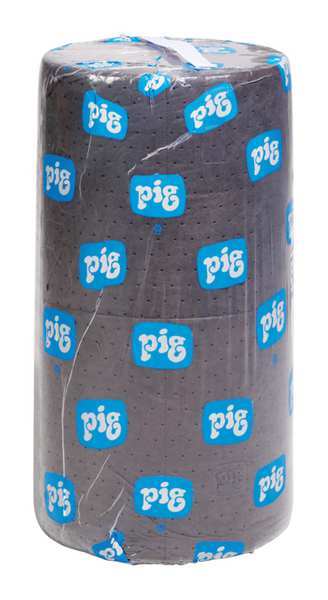 Sorbents, 40 gal/pk, 40.2 gal/pad, Universal Absorbed, Gray, Polypropylene