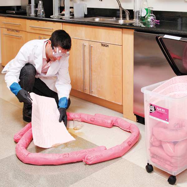 Spill Kit, Chem/Hazmat, Clear