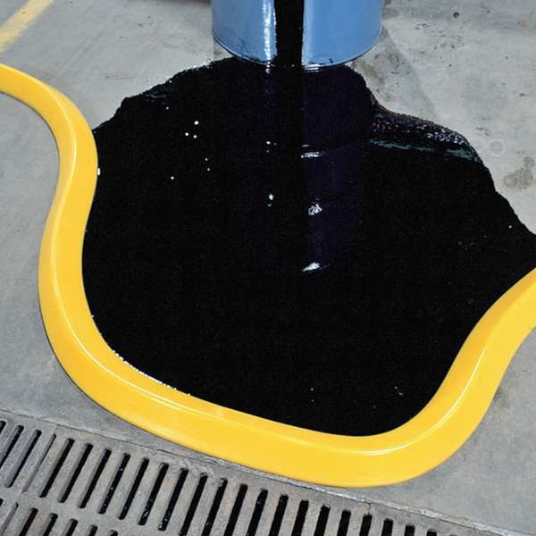 SpillBlocker Barrier Dike, Yellow, 4 In