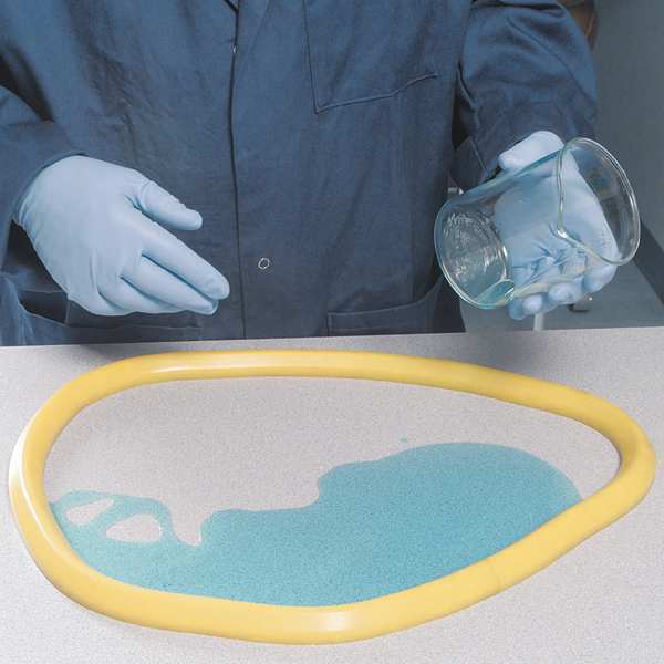SpillBlocker Tabletop Dike, Yellow, 1 In
