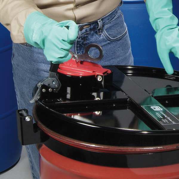 Vapor-Control Latching Drum Lid, Red