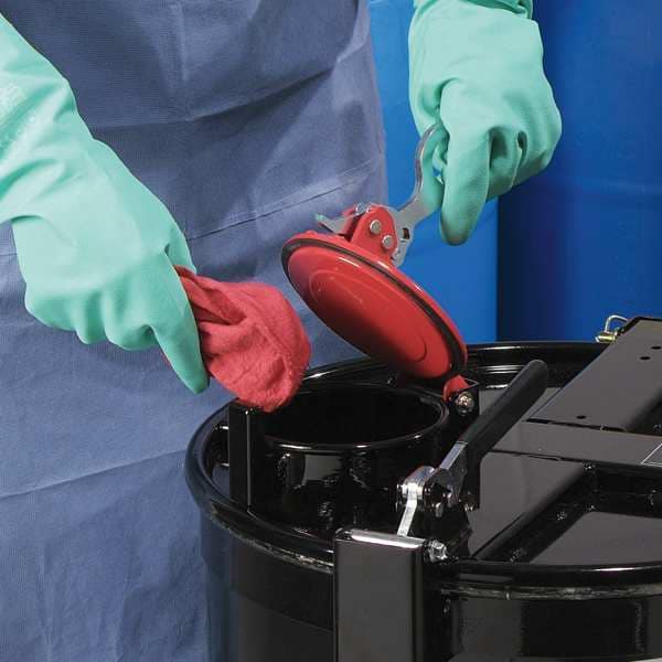 Vapor-Control Latching Drum Lid, Red