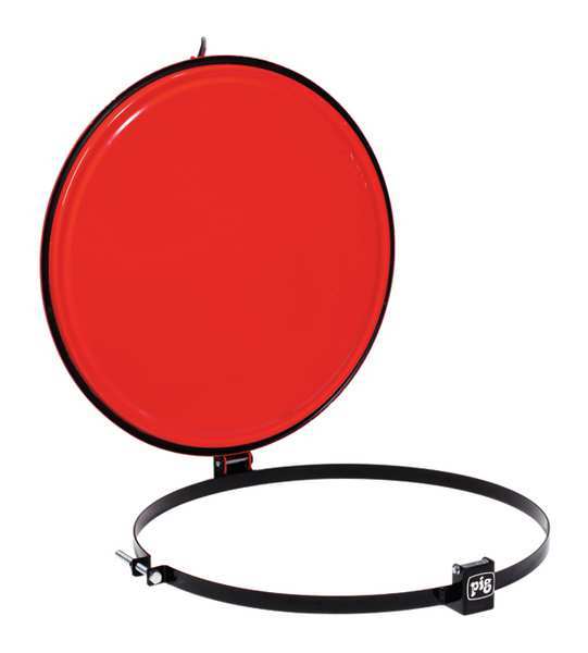 Latching Drum Lid, Red