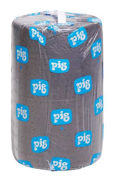 Sorbents, 33.8 gal. Universal Absorbed, Gray, Polypropylene