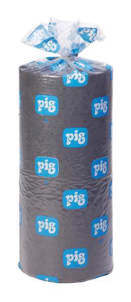 Sorbents, 32 gal/pk, 16 gal/pad, Universal Absorbed, Gray, Polypropylene, 2 PK