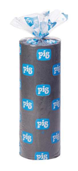Sorbents, 20 gal/pk, 20.1 gal/pad, Universal Absorbed, Gray, Polypropylene