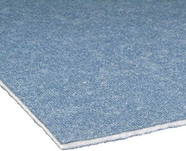 Sorbents, 17 gal/pk, 43 oz/pad, Universal Absorbed, Blue, Fibers, 50 PK