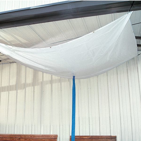 Roof Leak Diverter, Translucent, 16.7 lb.