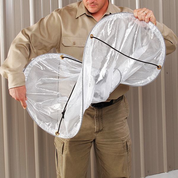 Spring-Open Leak Diverter, Clear, 5.33 lb.