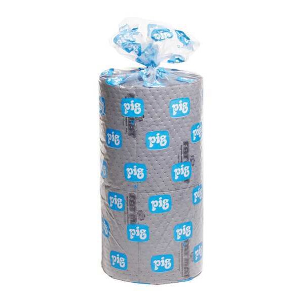 Sorbents, 40 gal. Universal Absorbed, Gray, Polypropylene