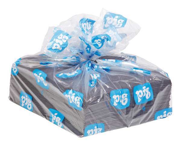 Sorbents, 11 gal. Universal Absorbed, Gray, Polypropylene, 50 PK
